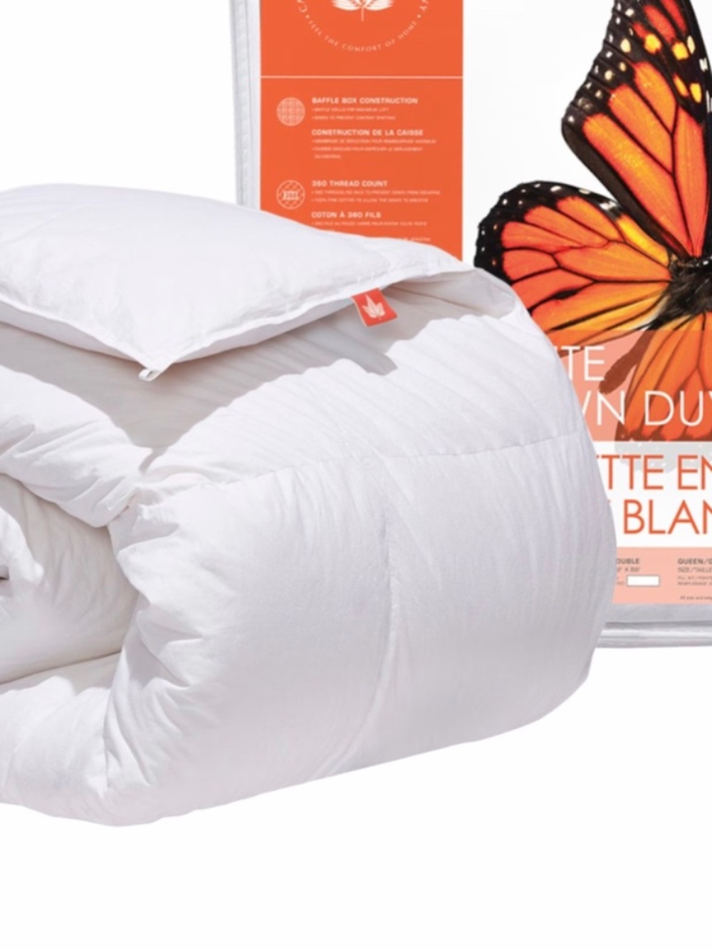 Queen size down duvet (Canadian)